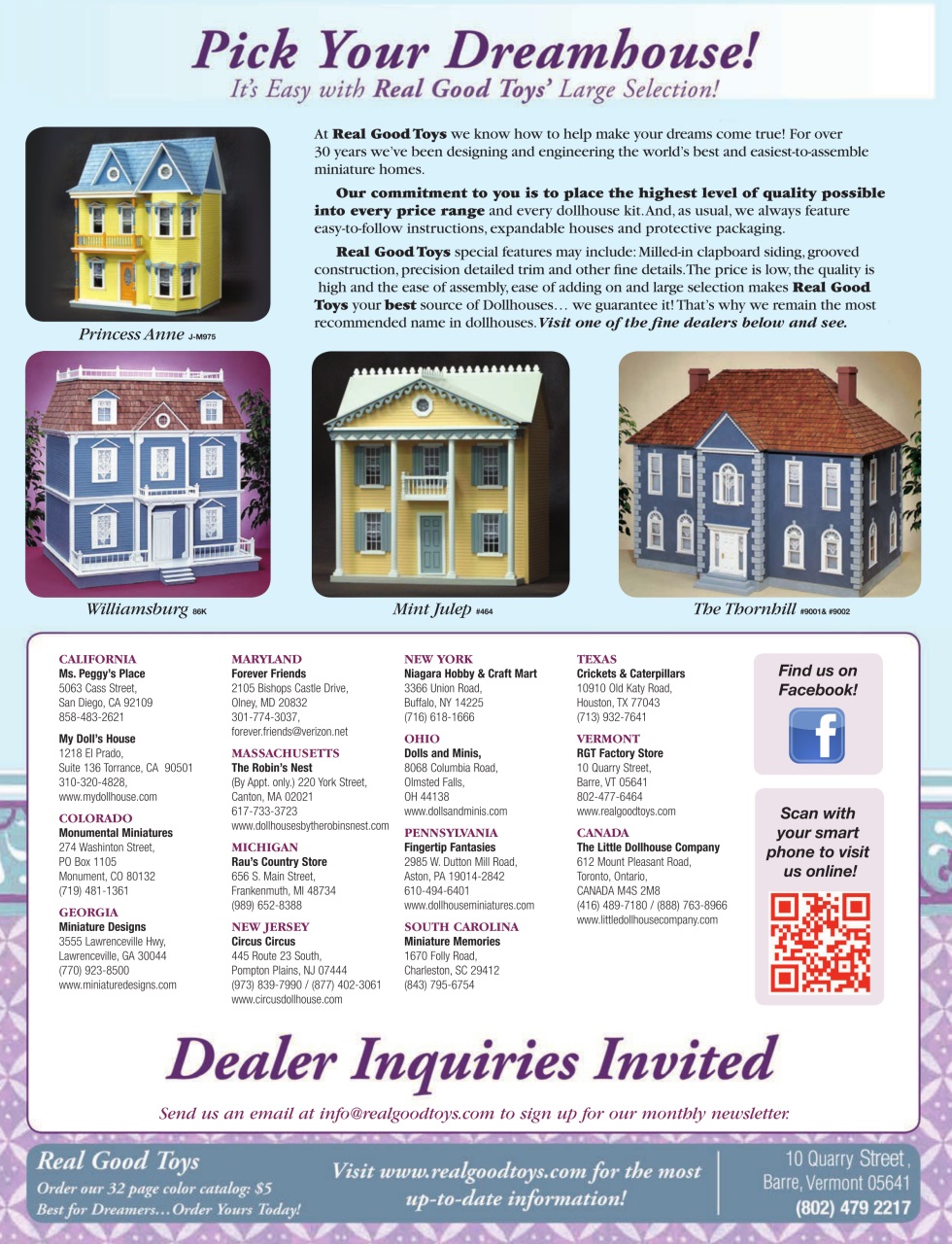 Dollhouse Miniatures Preview Pages