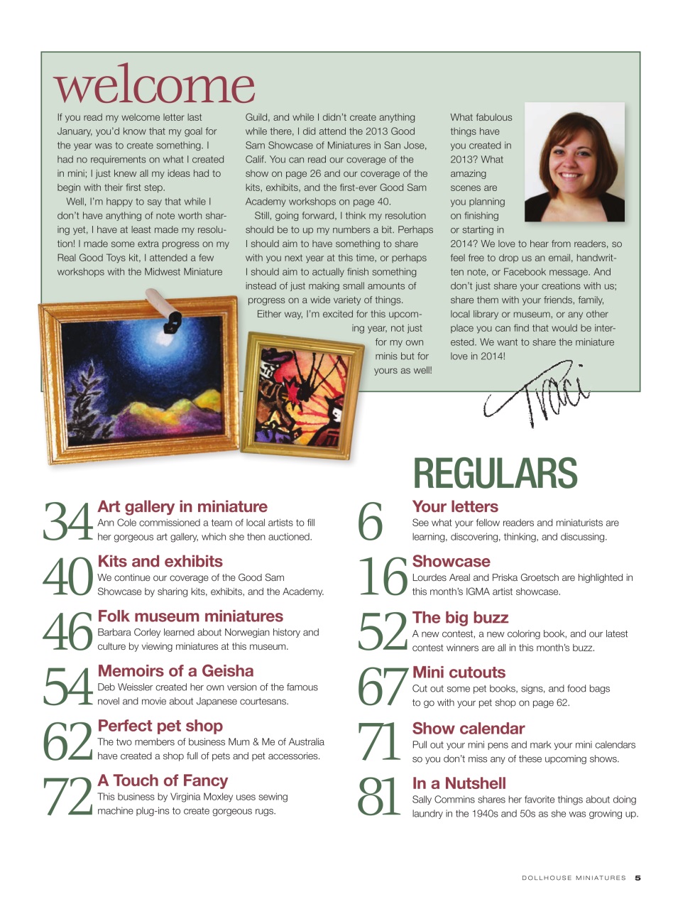 Dollhouse Miniatures Preview Pages