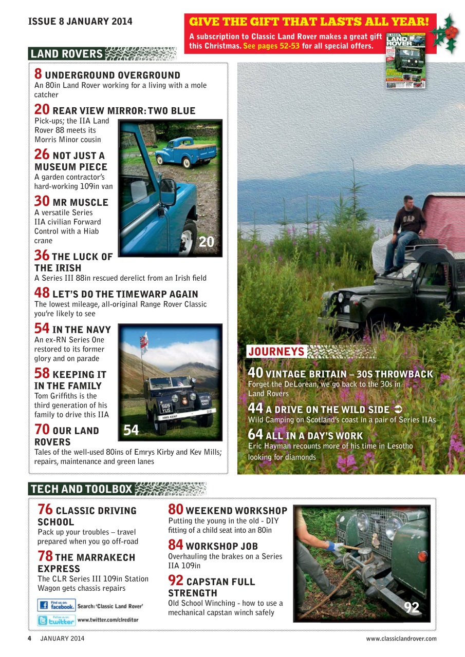 Classic Land Rover Magazine Preview Pages