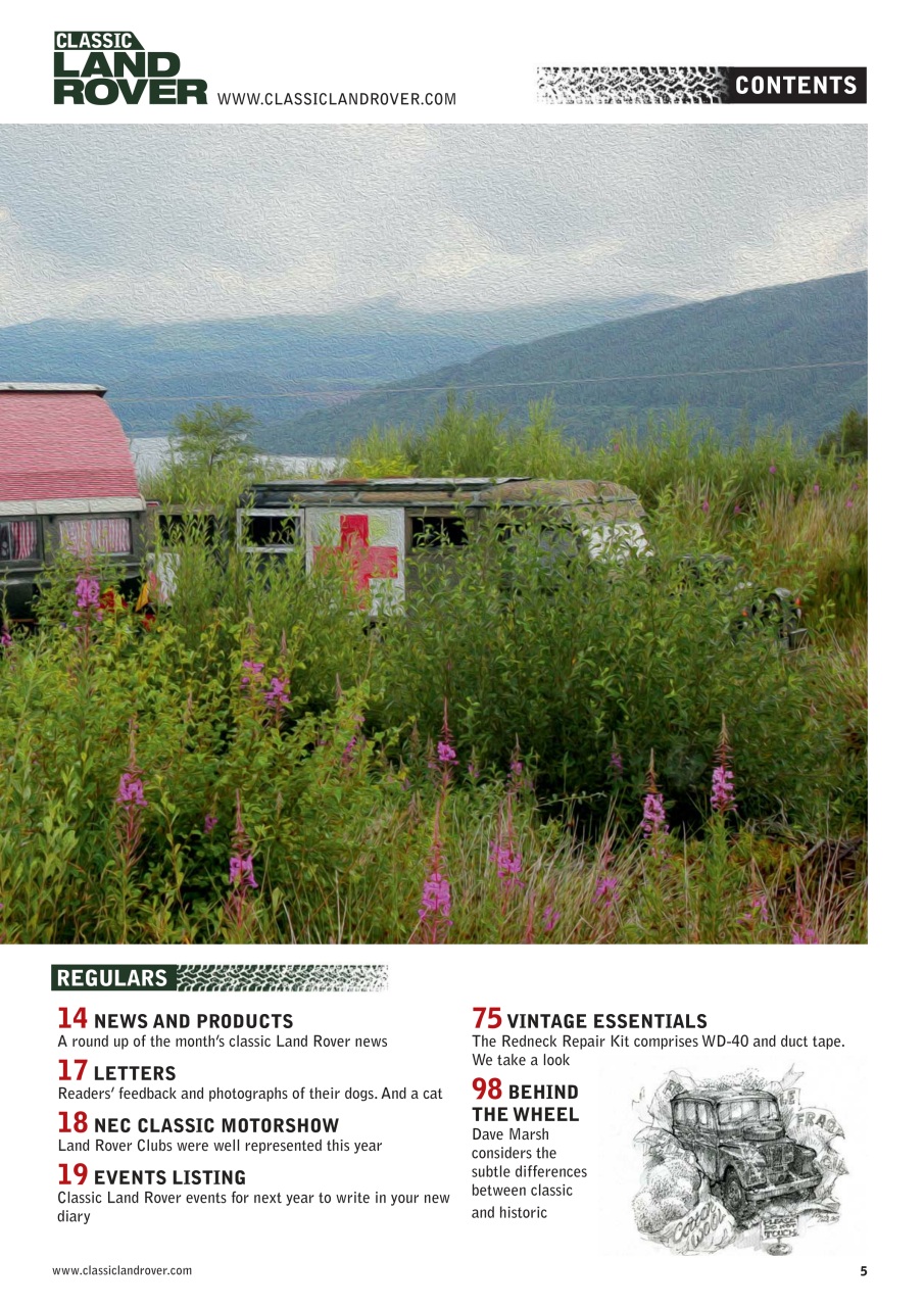 Classic Land Rover Magazine Preview Pages