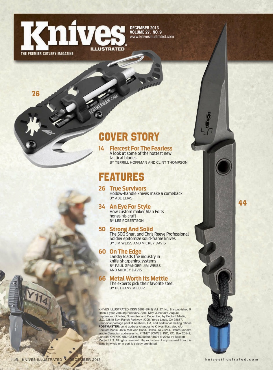 Knives Illustrated Preview Pages