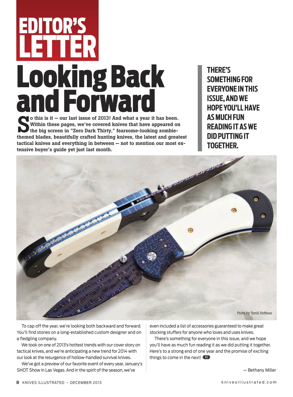 Knives Illustrated Preview Pages