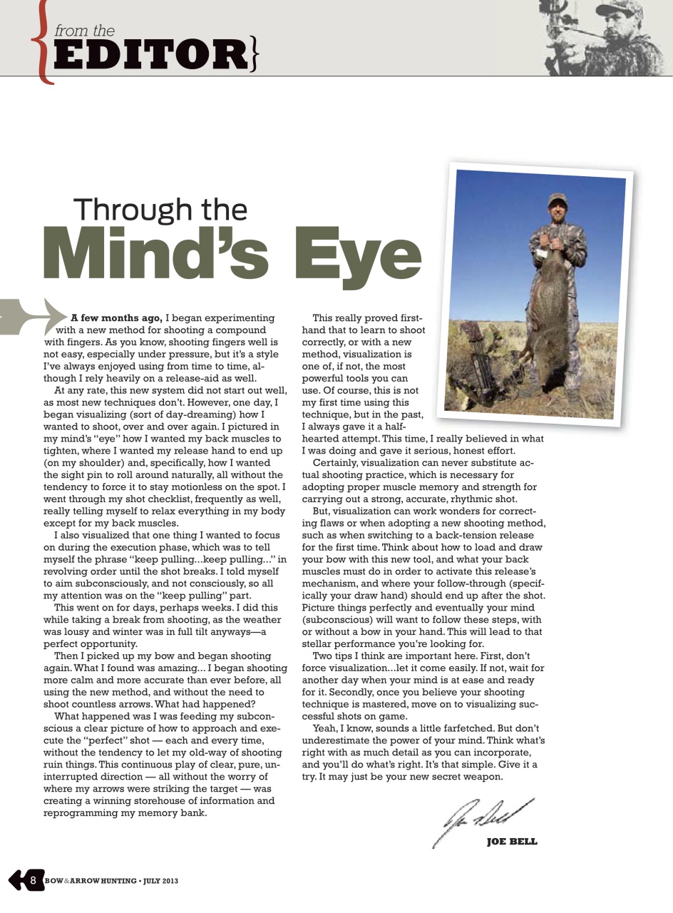 Bow & Arrow Hunting Preview Pages