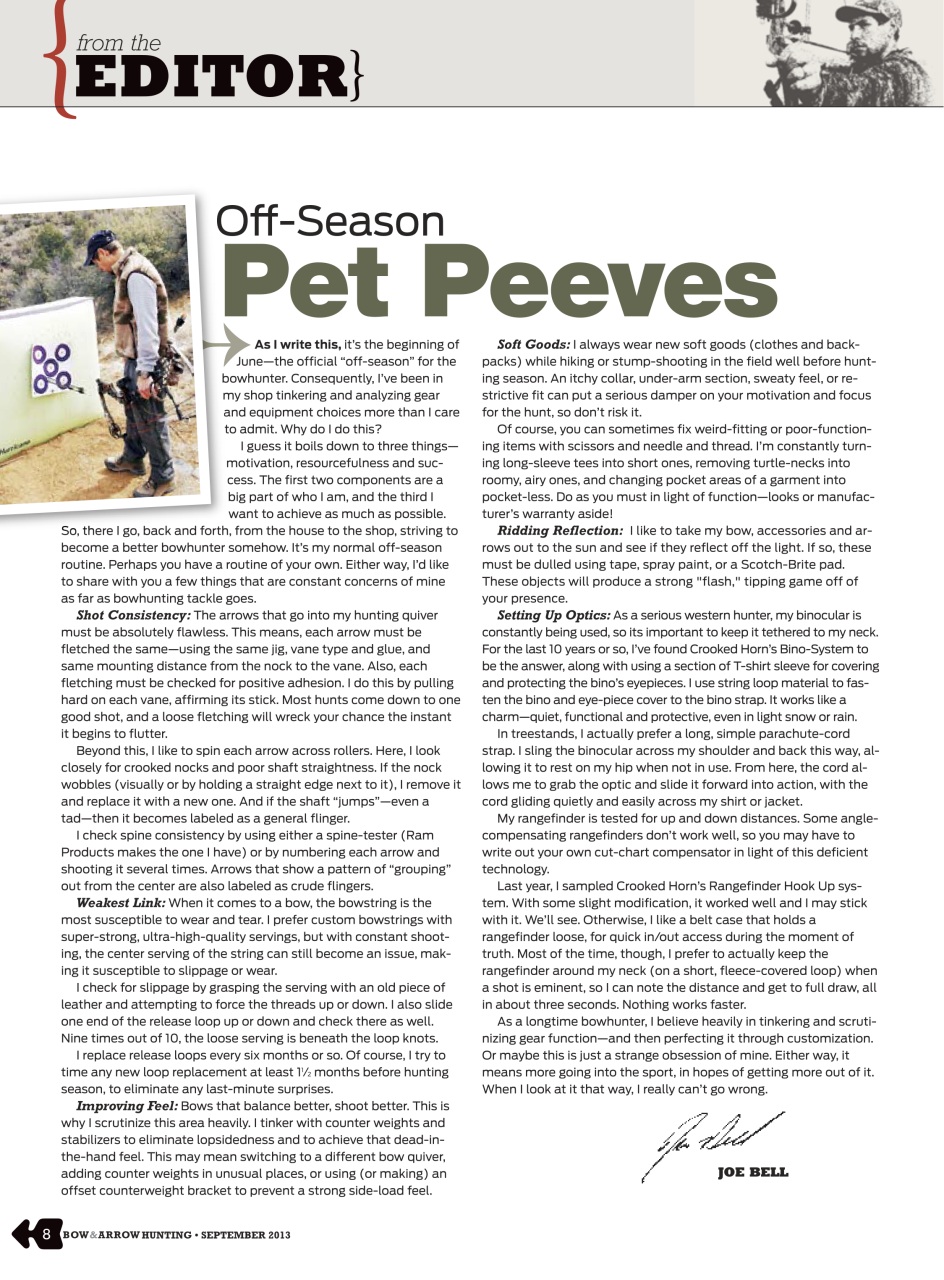 Bow & Arrow Hunting Preview Pages