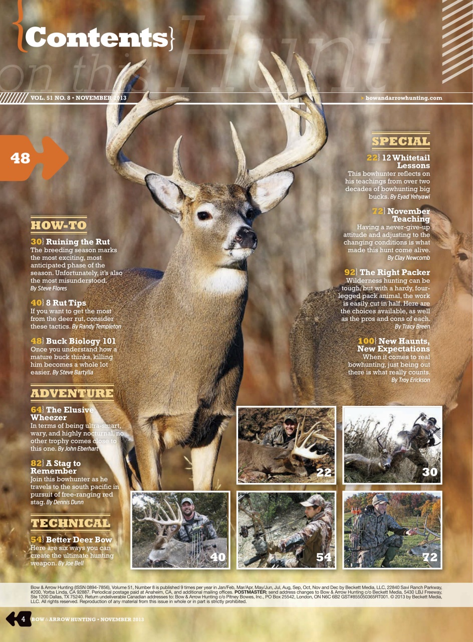 Bow & Arrow Hunting Preview Pages