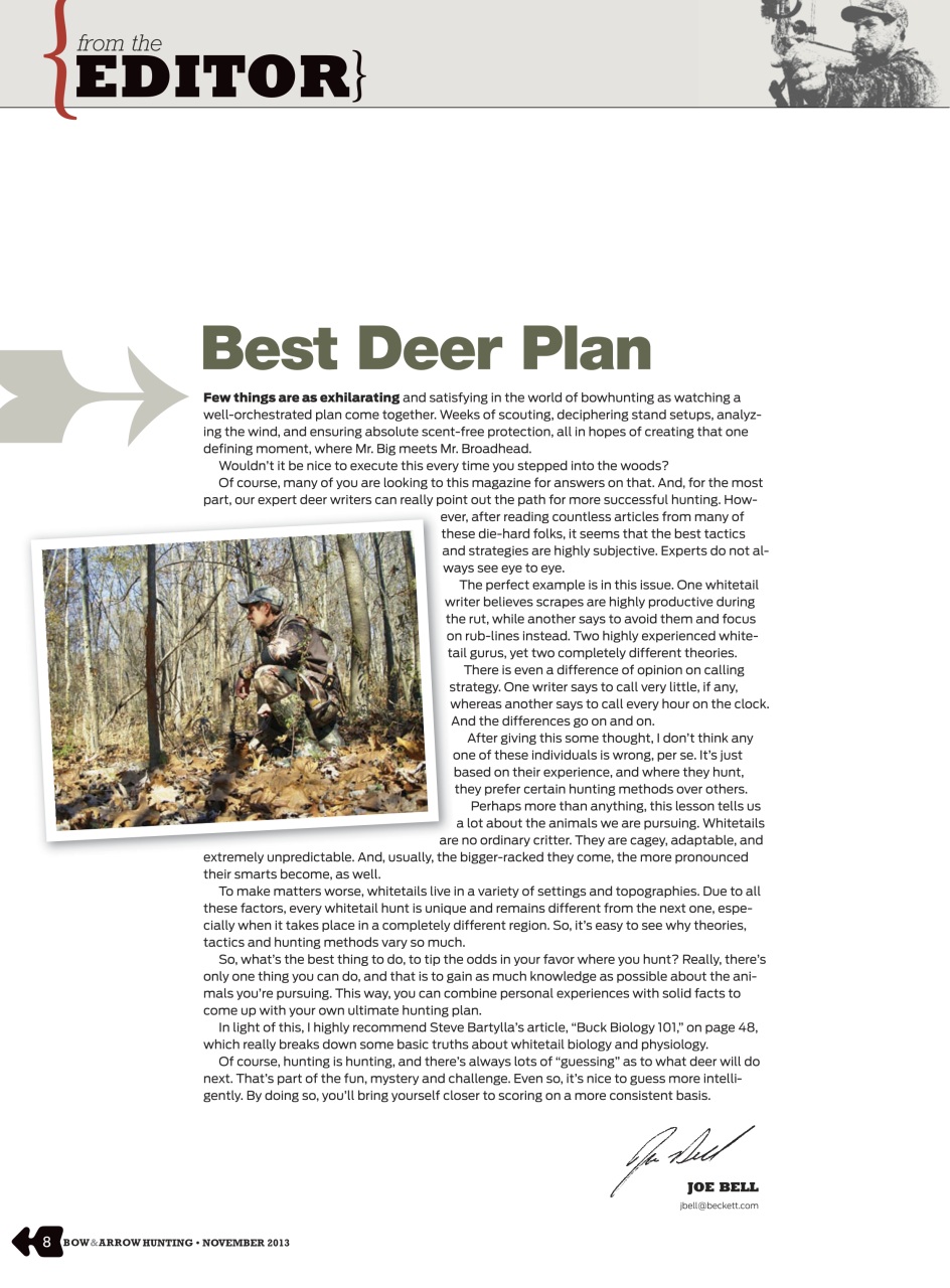 Bow & Arrow Hunting Preview Pages