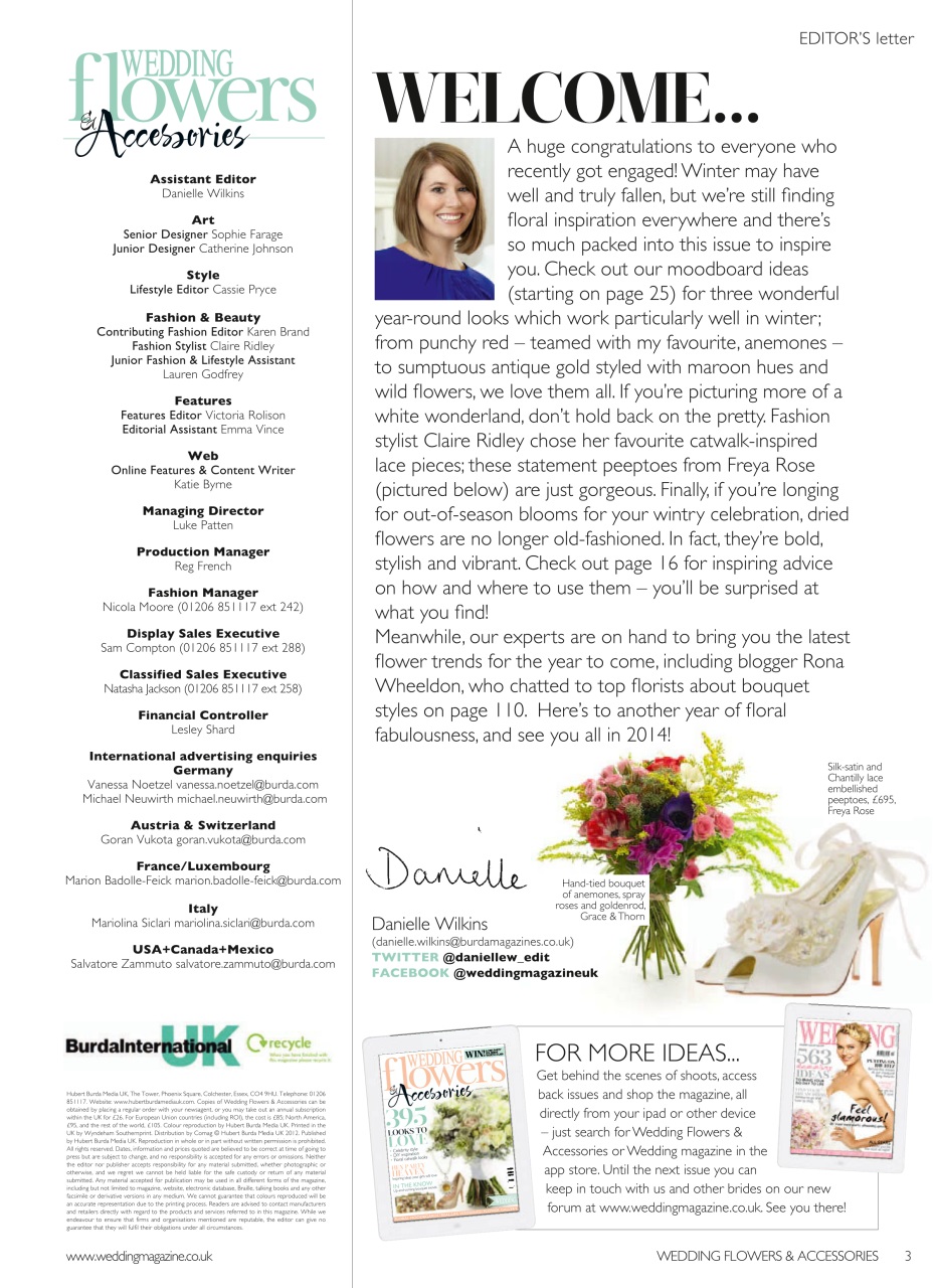 Wedding Flowers Magazine Preview Pages