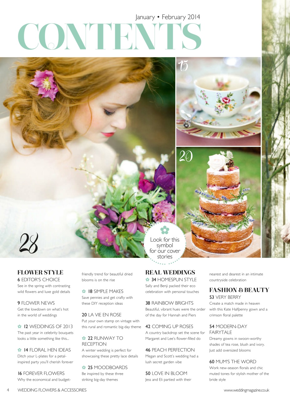 Wedding Flowers Magazine Preview Pages