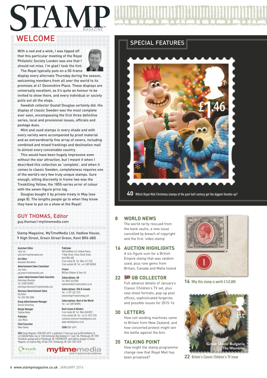 Stamp Magazine Preview Pages