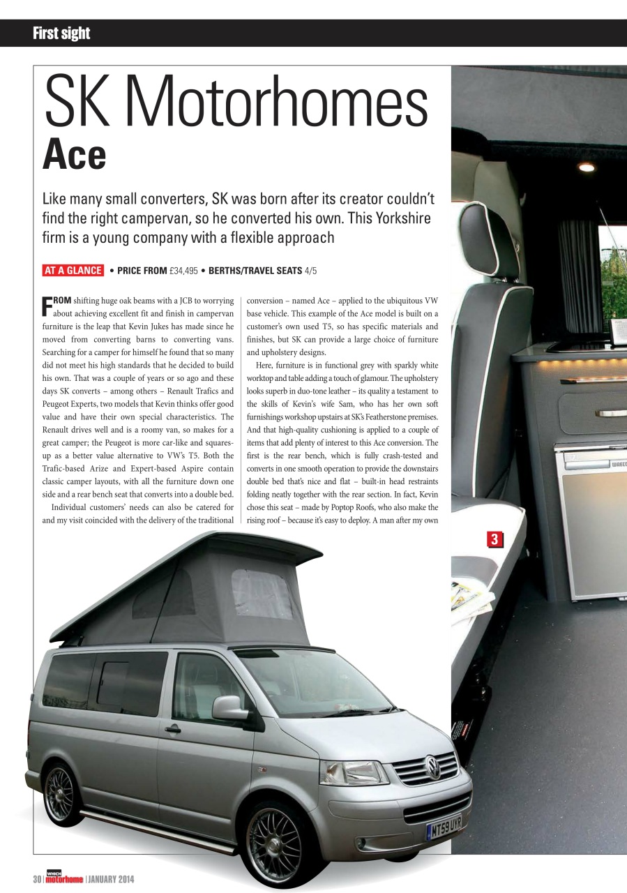 What Motorhome magazine Preview Pages