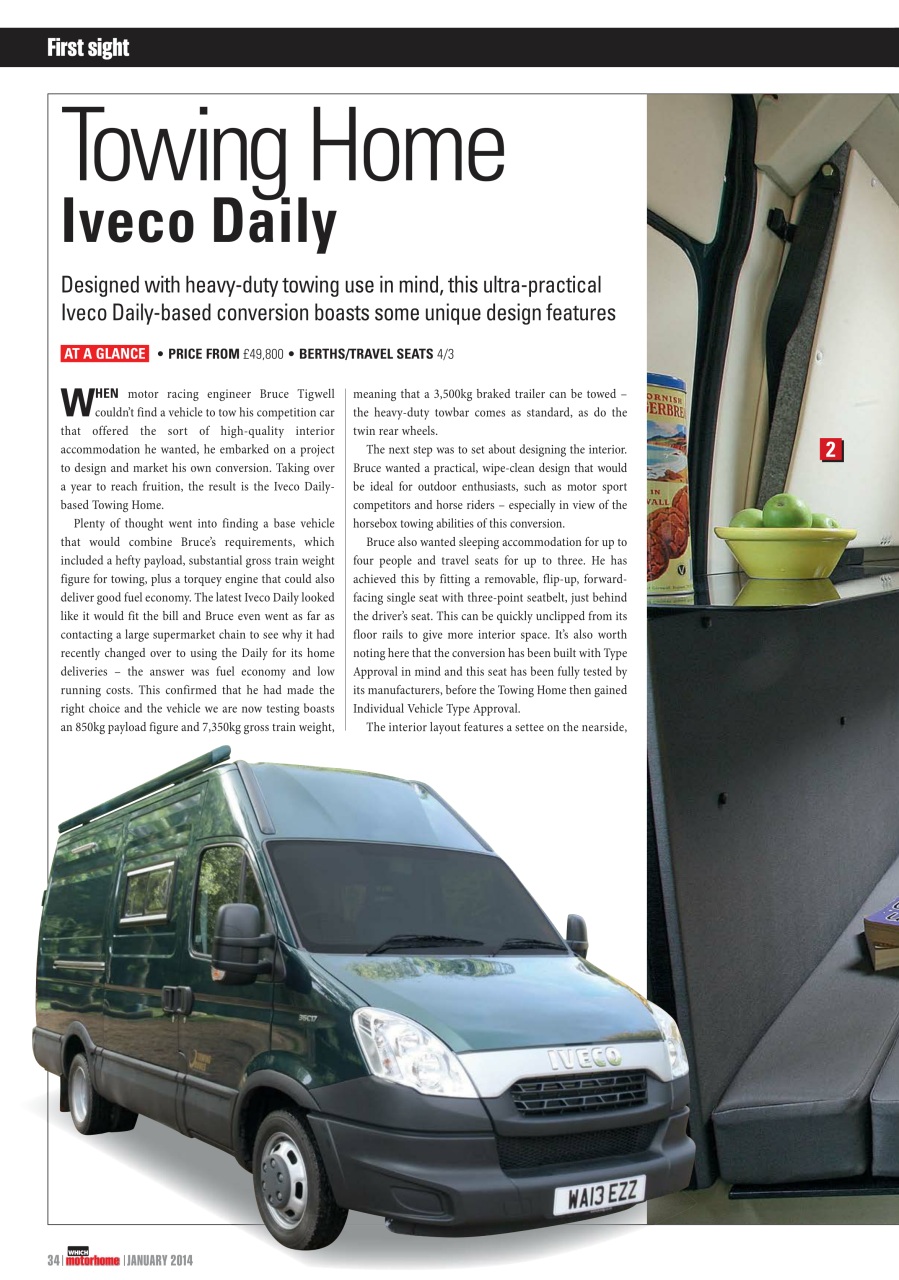 What Motorhome magazine Preview Pages