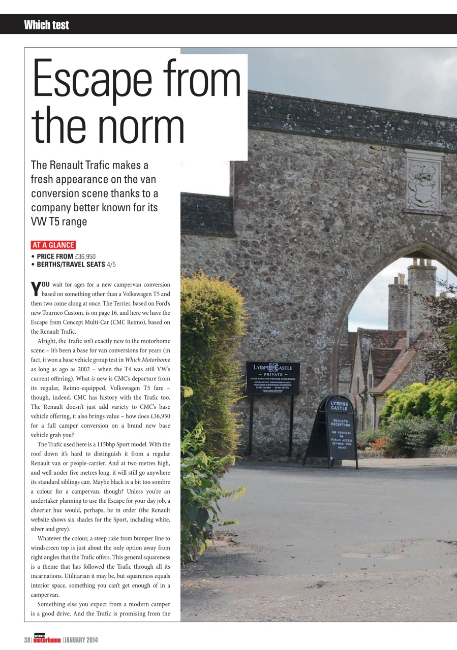 What Motorhome magazine Preview Pages