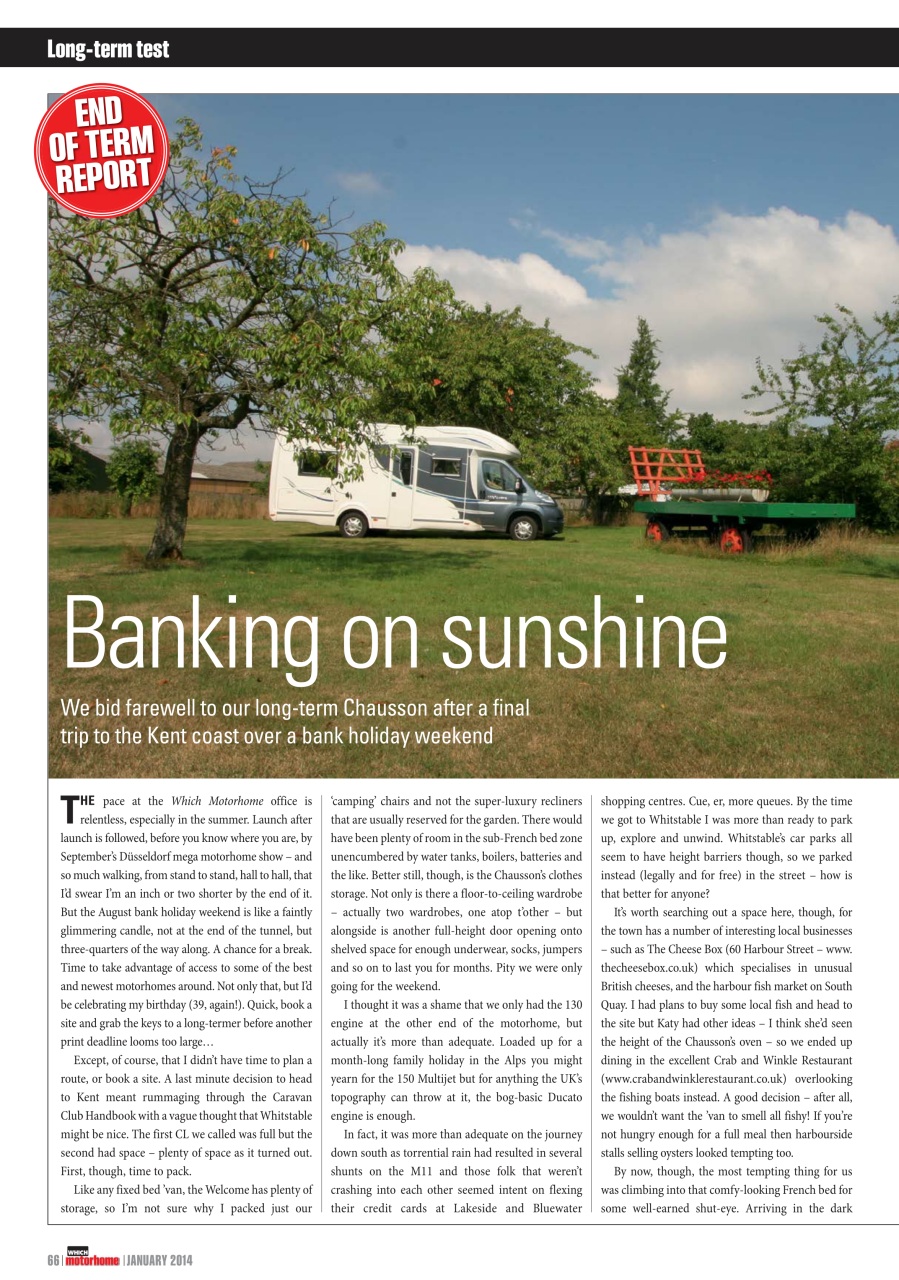 What Motorhome magazine Preview Pages