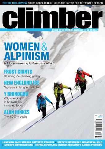 Climber issue Climber January 2014