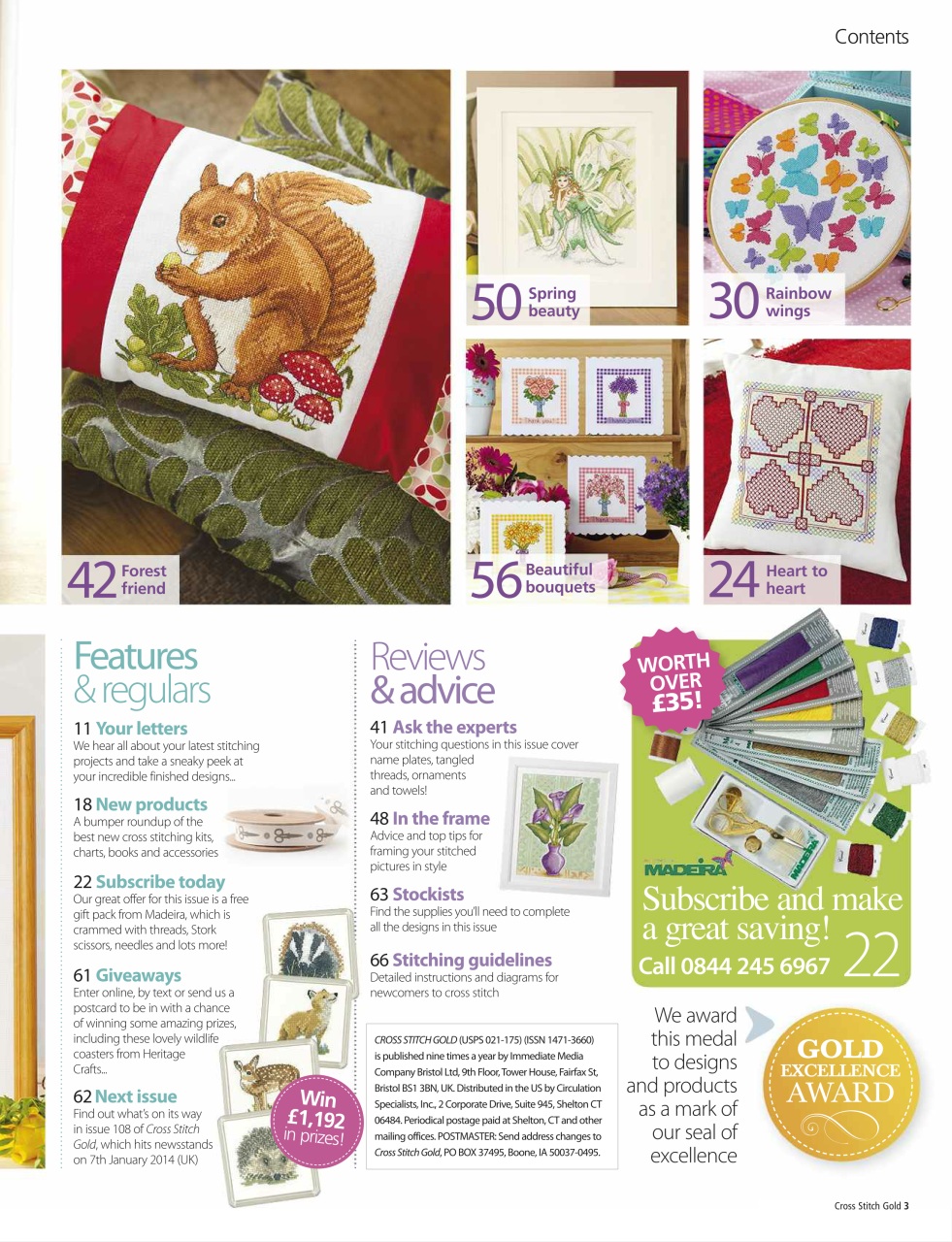 Cross Stitch Gold Preview Pages