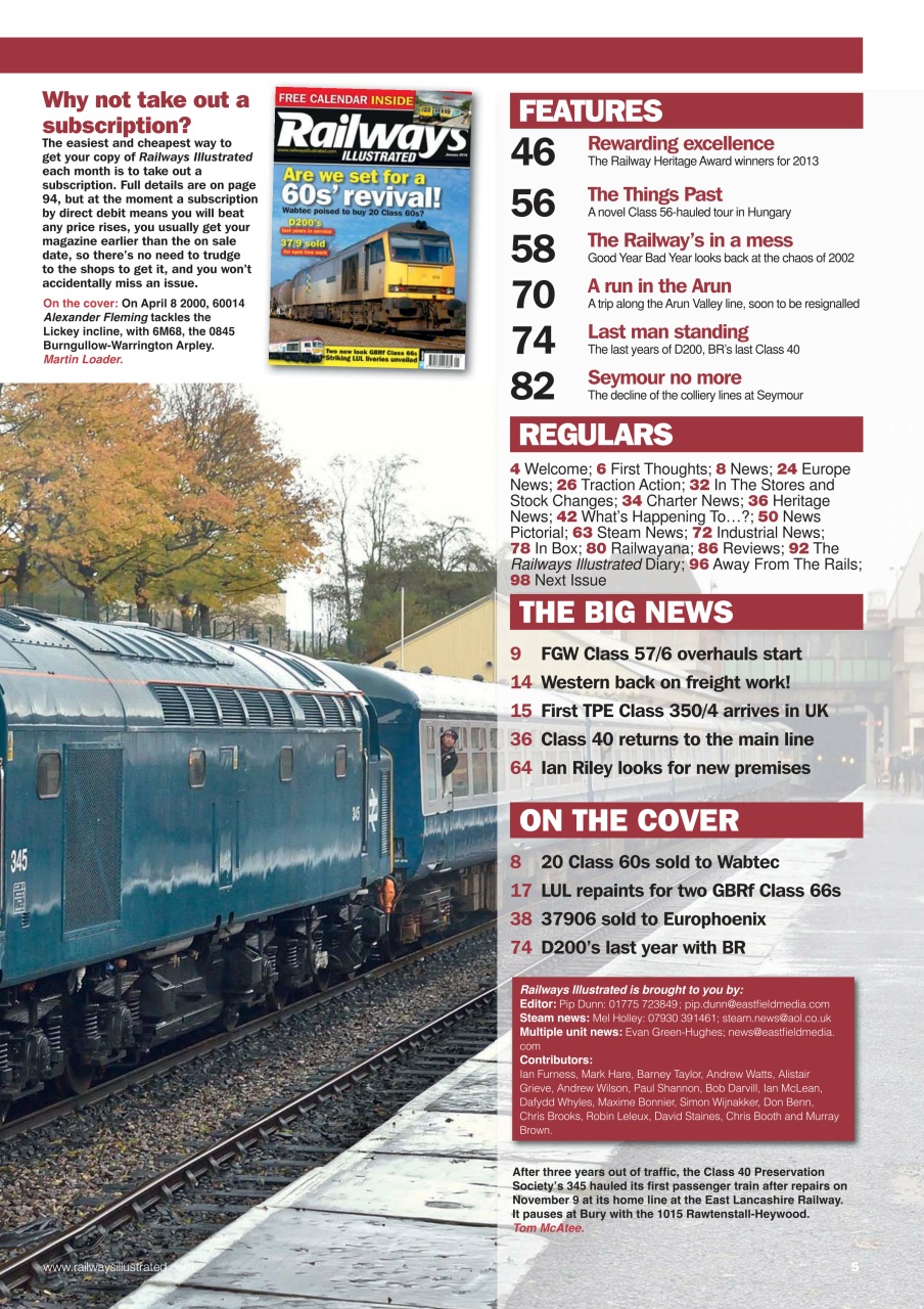 Railways Illustrated Preview Pages