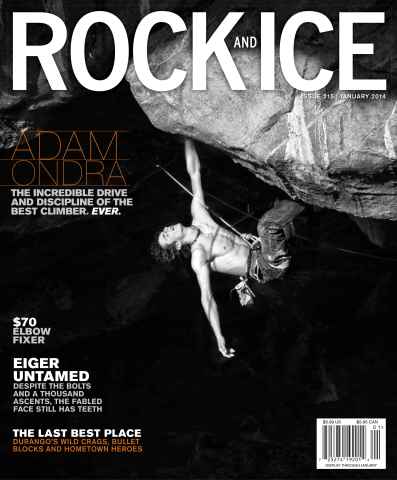 Rock and Ice issue January 2014