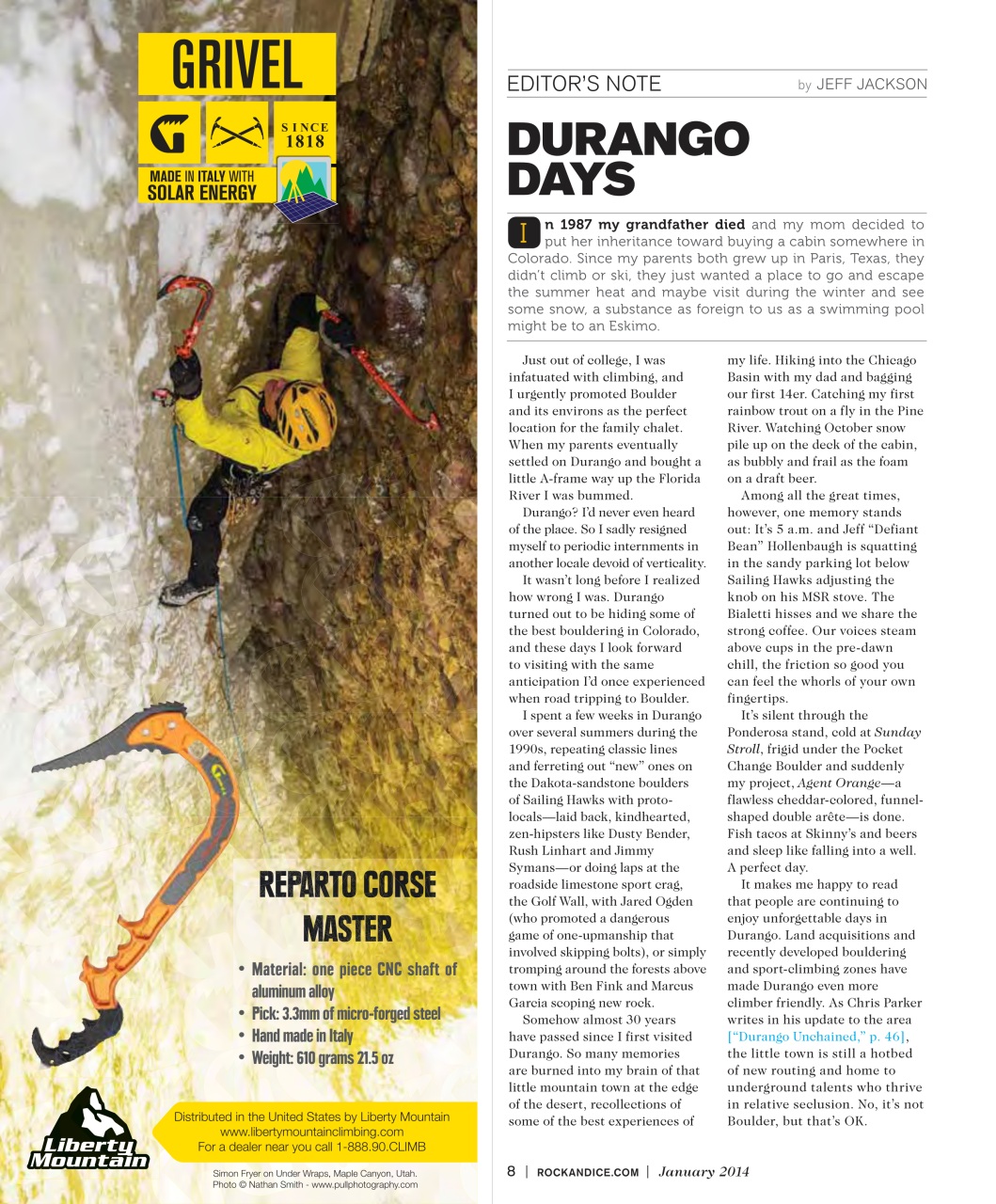 Rock and Ice Preview Pages