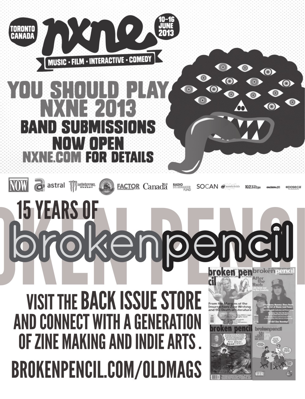 Broken Pencil Preview Pages