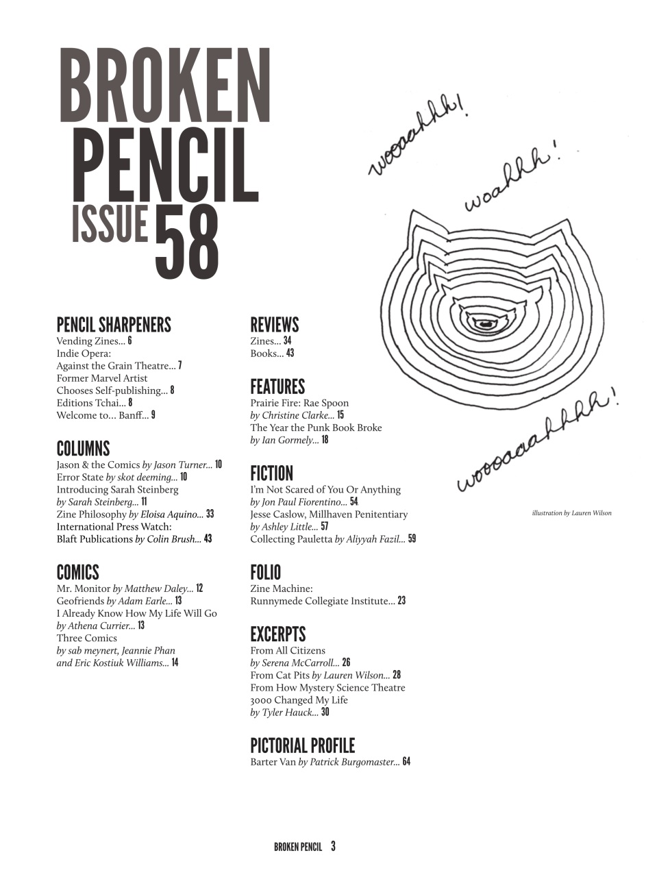 Broken Pencil Preview Pages