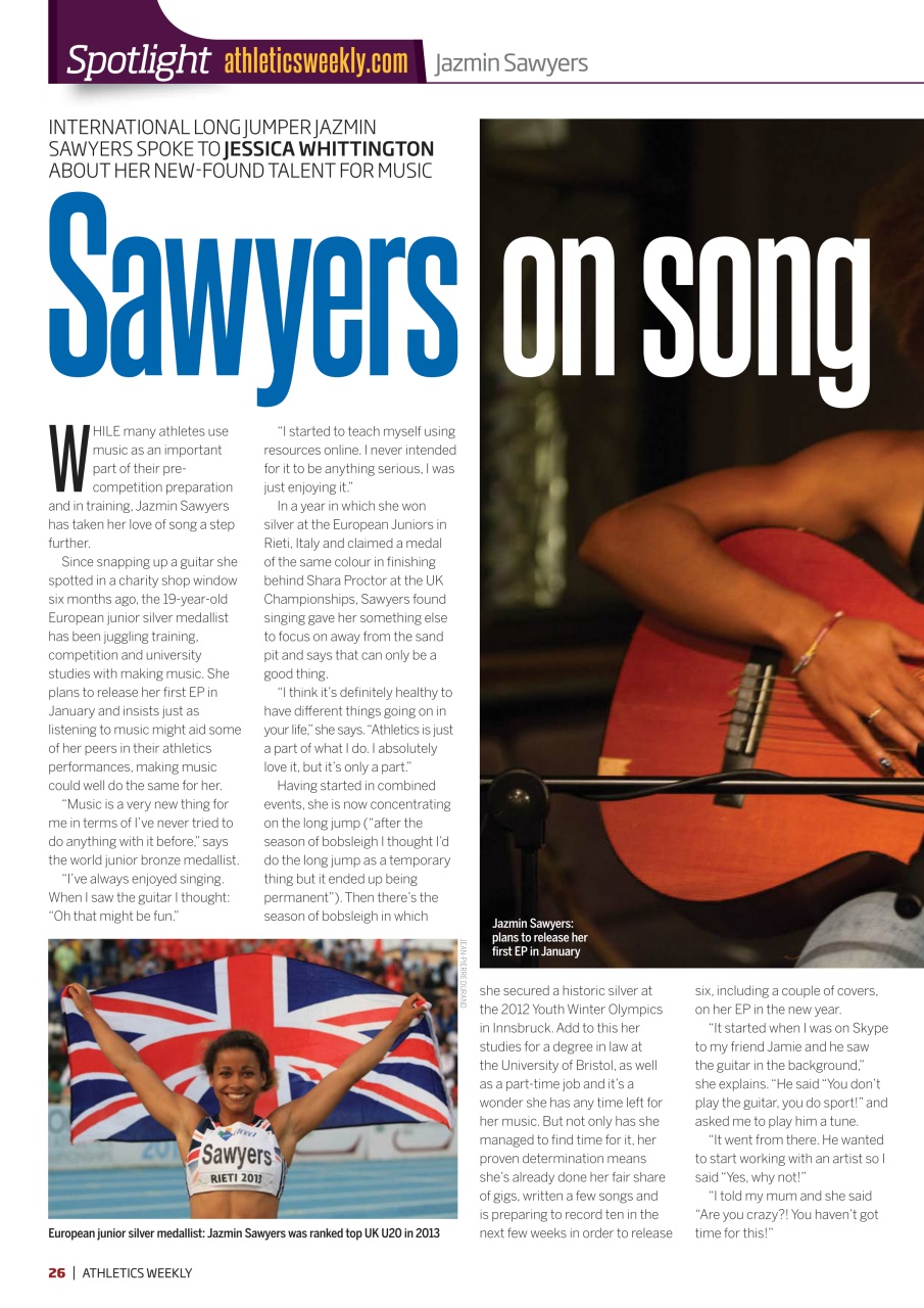 AW – Athletics Weekly Magazine Preview Pages