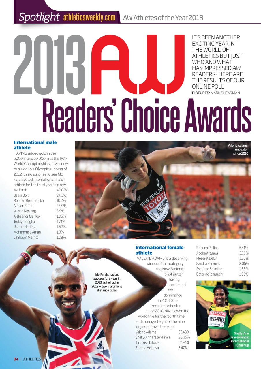 AW – Athletics Weekly Magazine Preview Pages