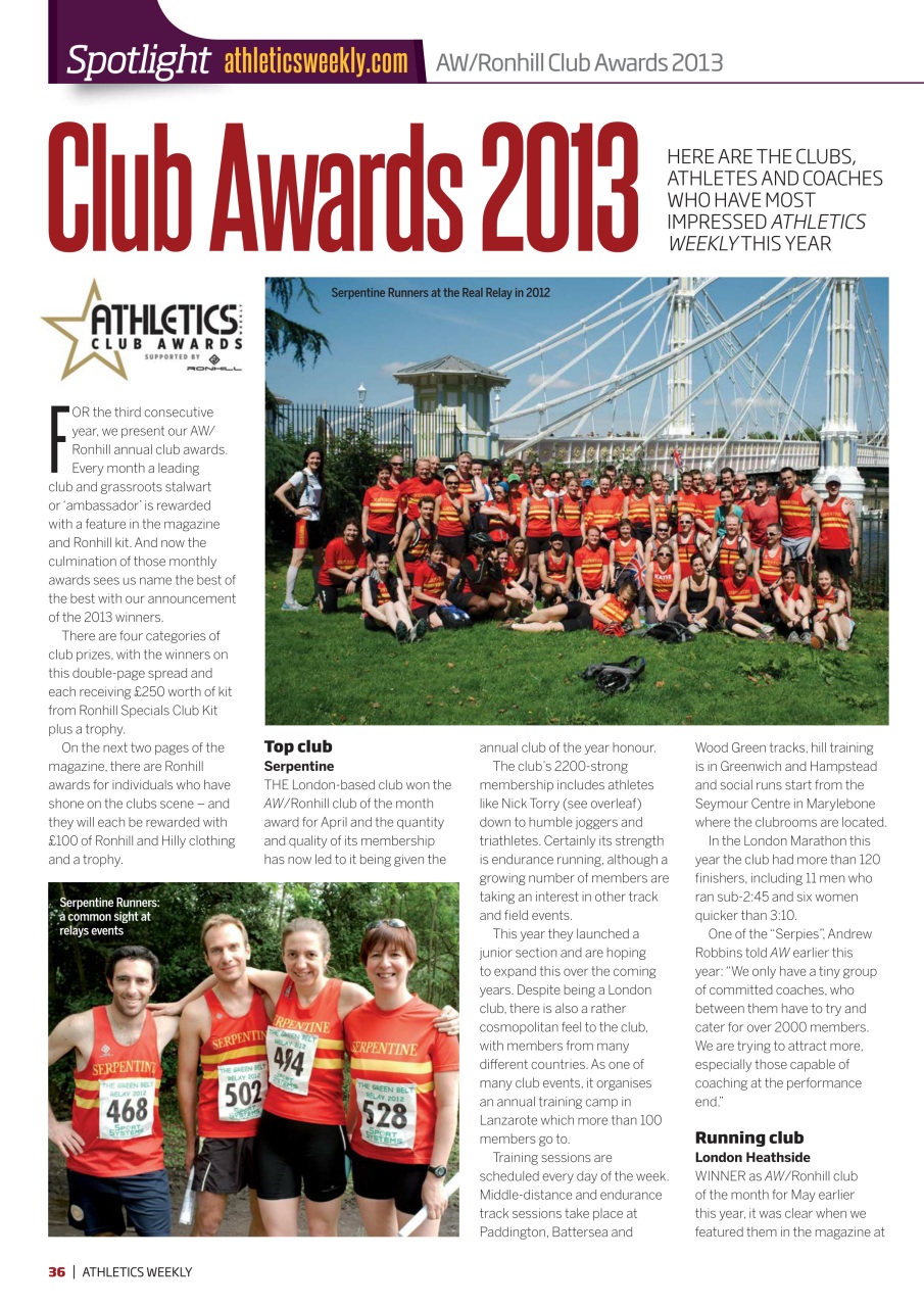AW – Athletics Weekly Magazine Preview Pages