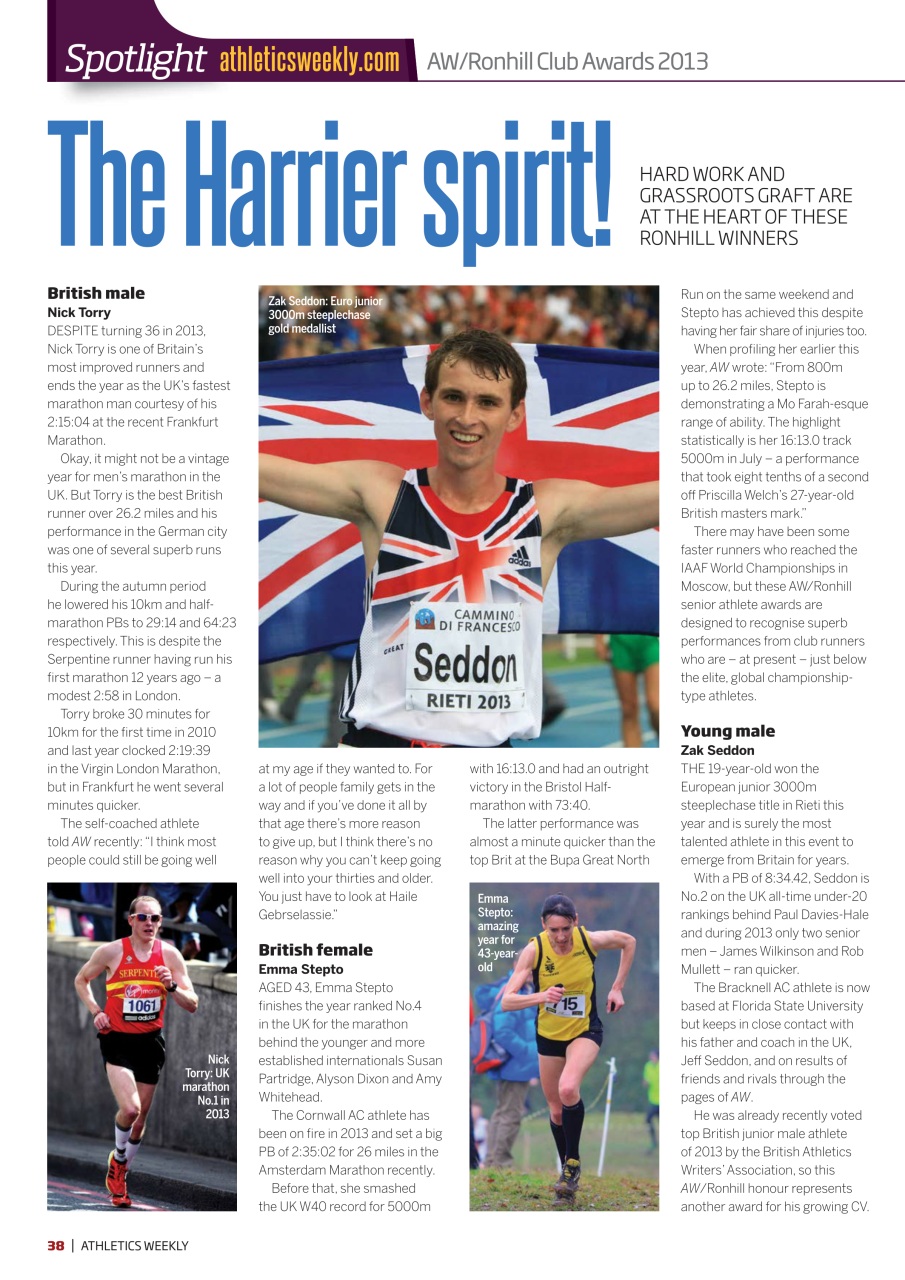 AW – Athletics Weekly Magazine Preview Pages