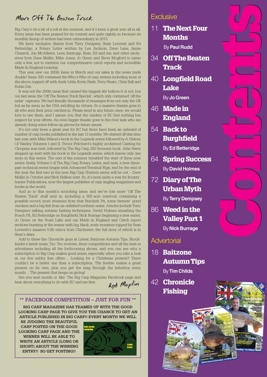 Big Carp Magazine Preview Pages