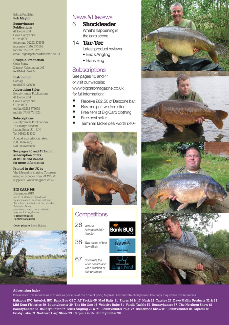 Big Carp Magazine Preview Pages