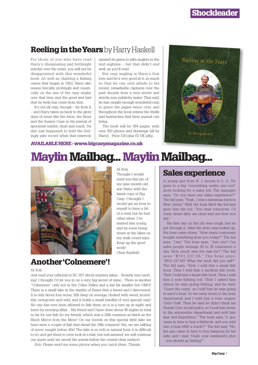 Big Carp Magazine Preview Pages