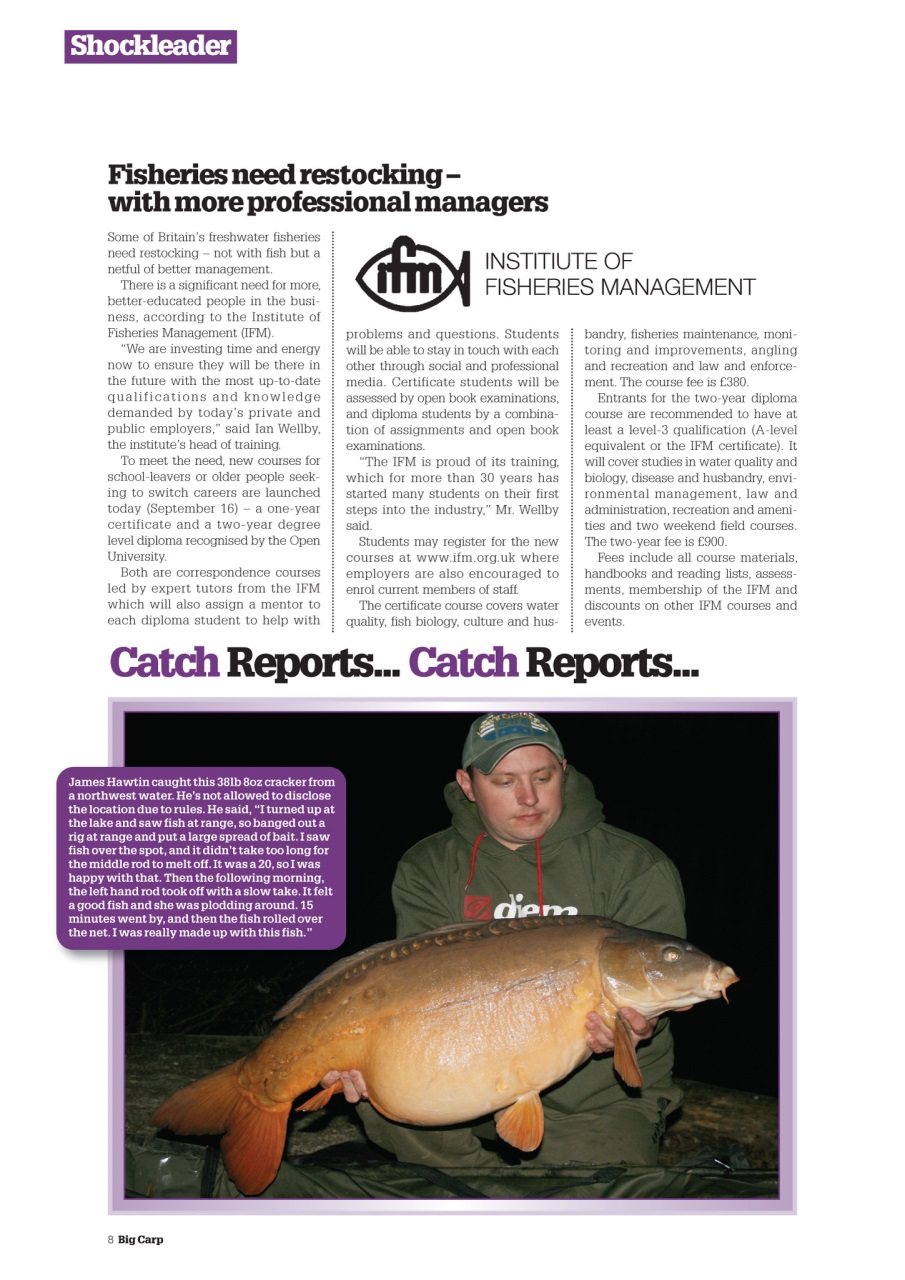Big Carp Magazine Preview Pages