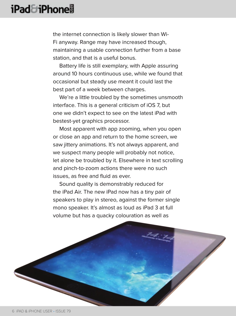 iPad and iPhone User Preview Pages