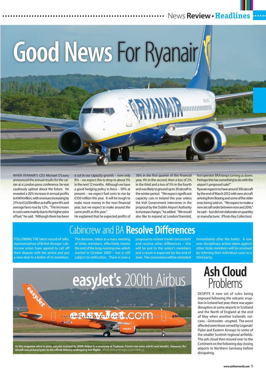 Airliner World Preview Pages