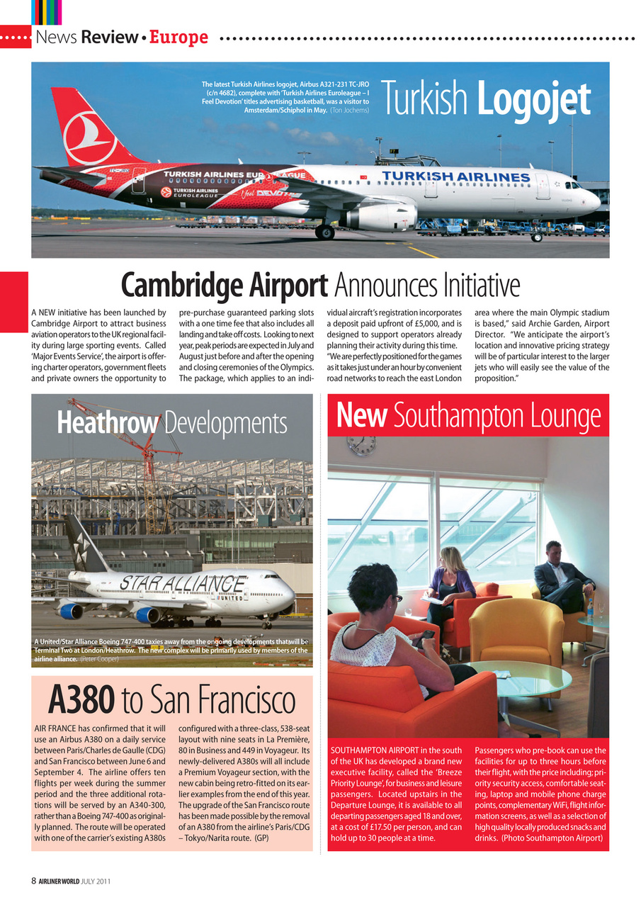 Airliner World Preview Pages