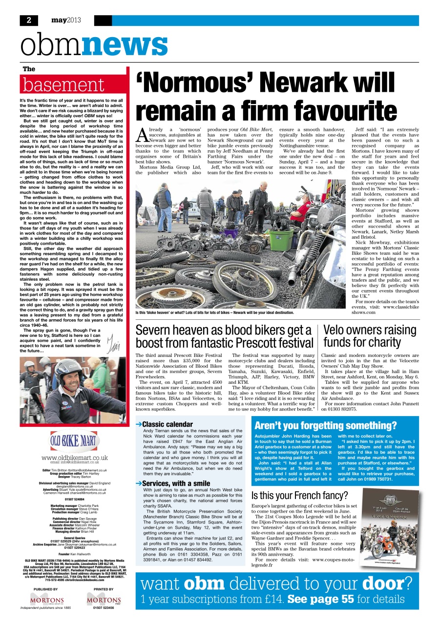 Old Bike Mart Preview Pages