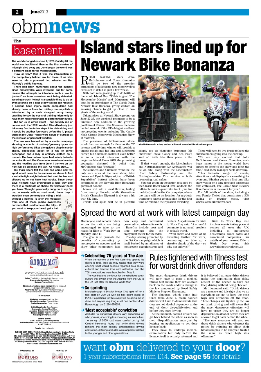 Old Bike Mart Preview Pages