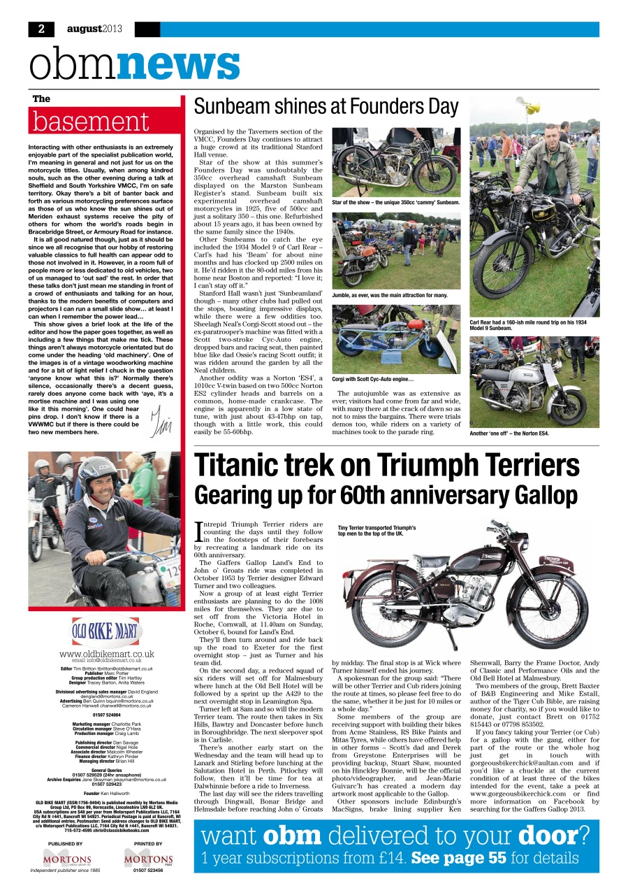 Old Bike Mart Preview Pages