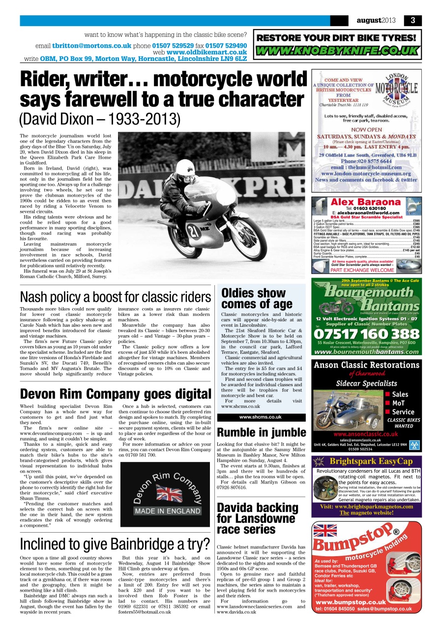 Old Bike Mart Preview Pages