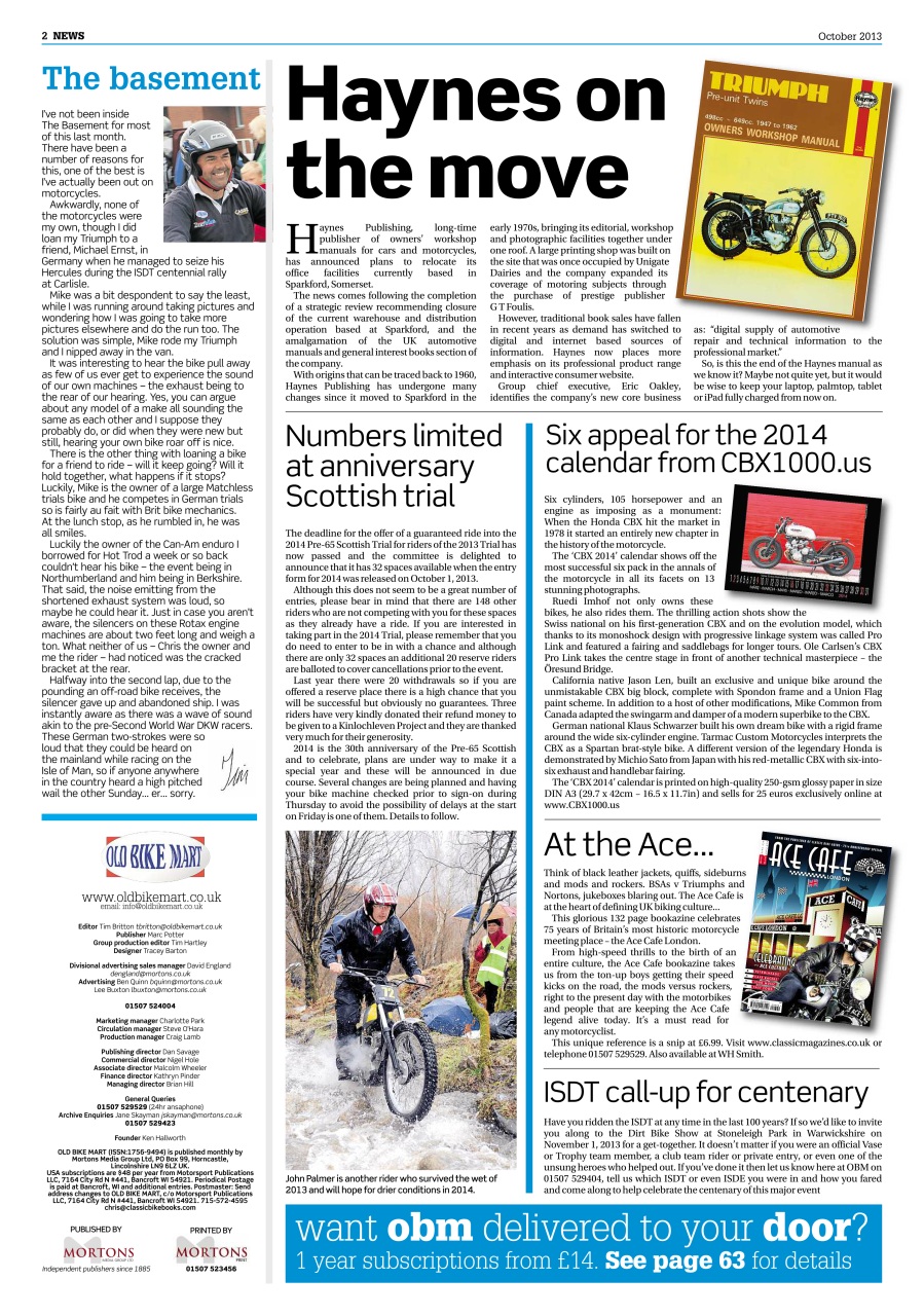 Old Bike Mart Preview Pages