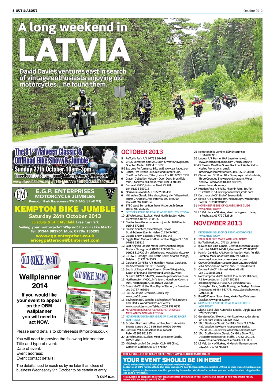 Old Bike Mart Preview Pages