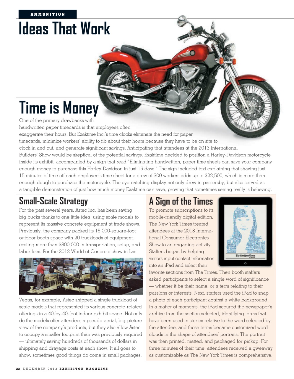 EXHIBITOR Magazine Preview Pages