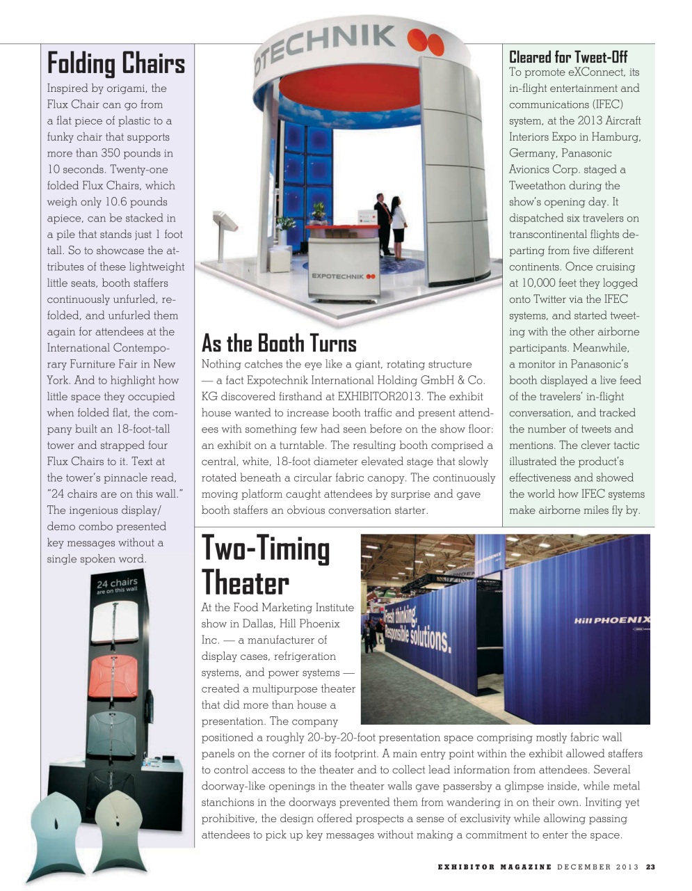 EXHIBITOR Magazine Preview Pages