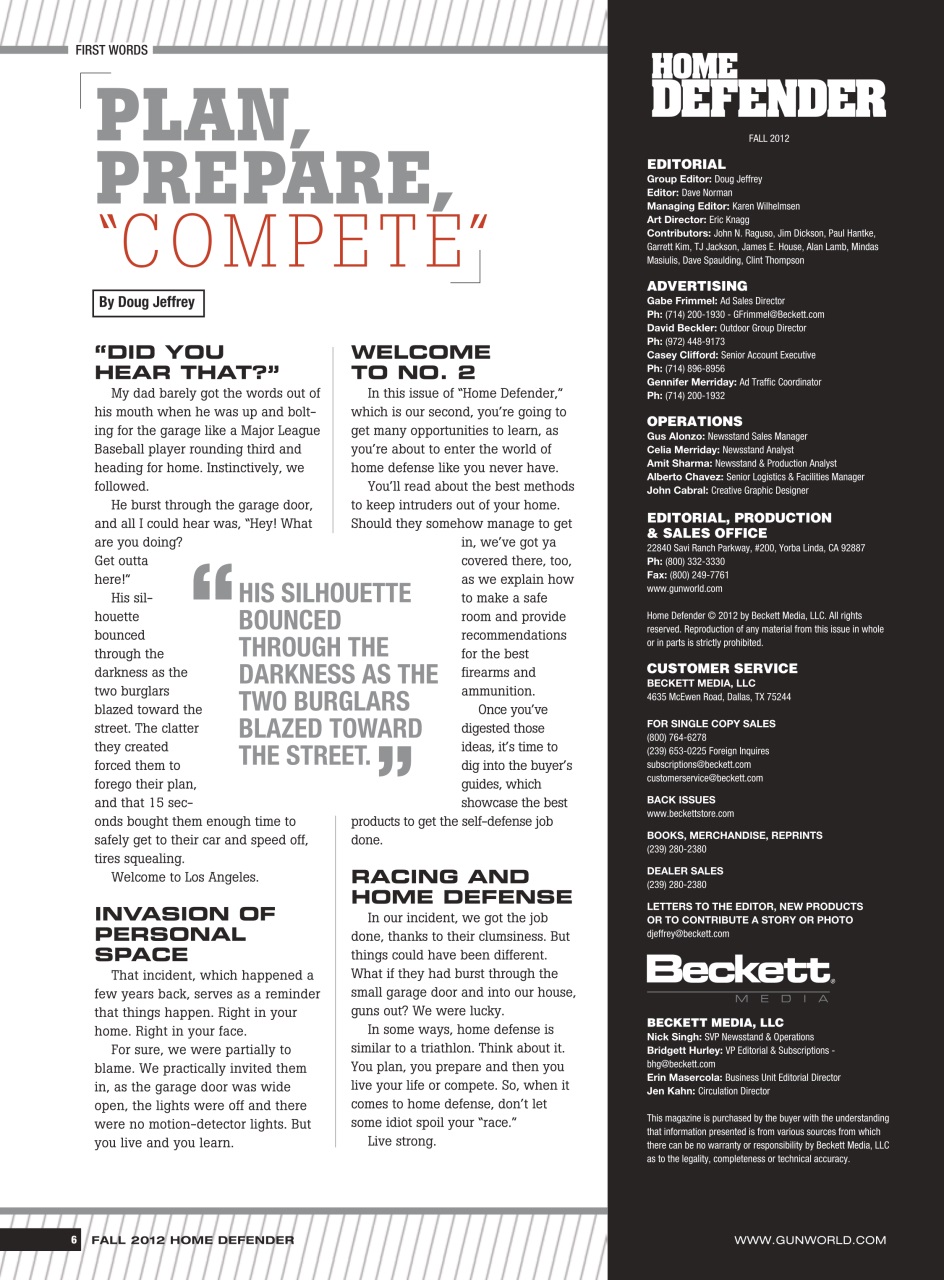 Home Defender Preview Pages