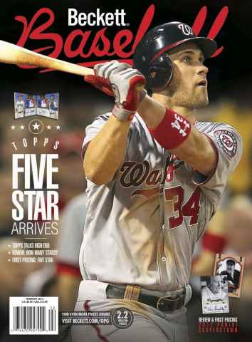 Beckett Baseball Magazine issue February 2013