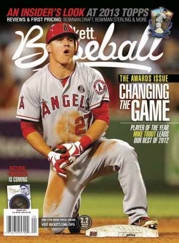 Beckett Baseball Magazine issue March 2013