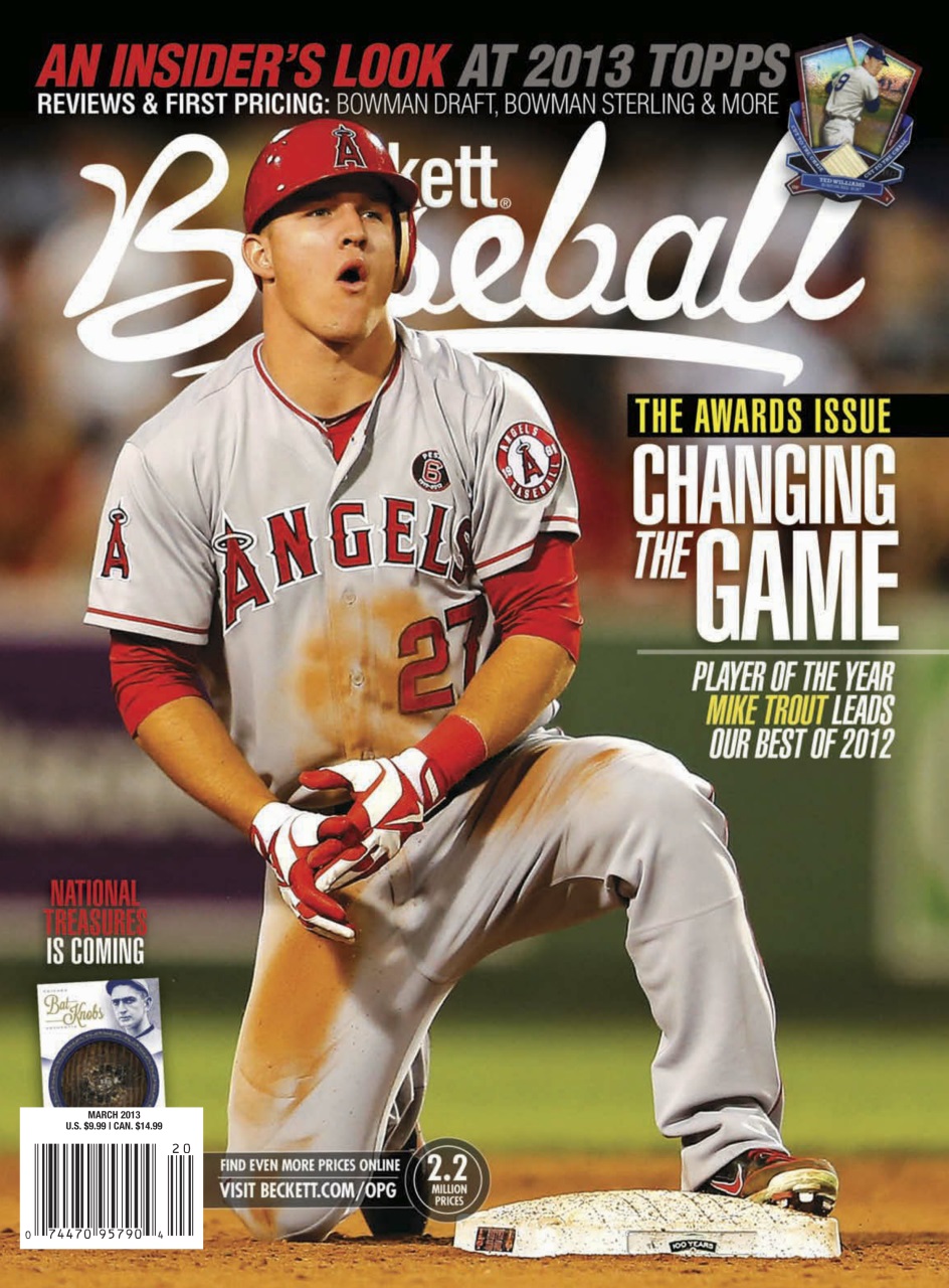 Beckett Baseball Magazine Preview Pages