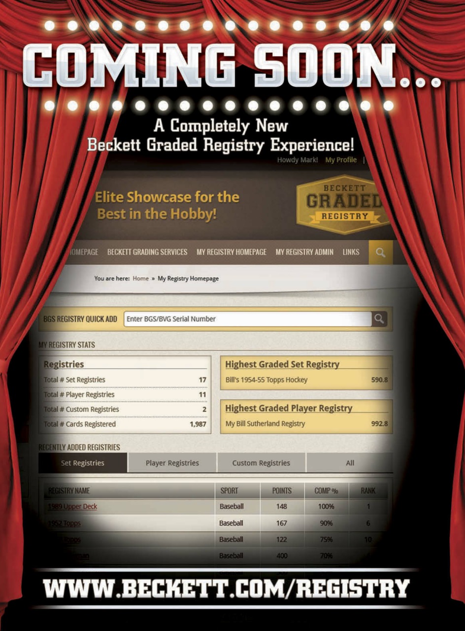 Beckett Baseball Magazine Preview Pages