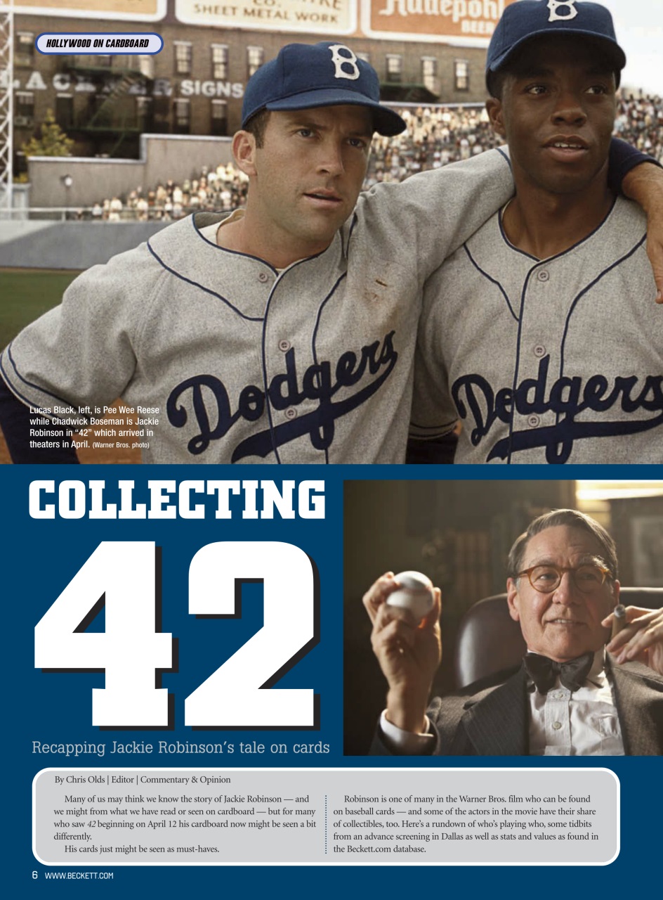 Beckett Baseball Magazine Preview Pages