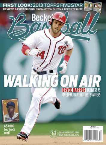 Beckett Baseball Magazine issue July 2013